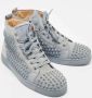 Christian Louboutin Pre-owned Suede sneakers Gray Heren - Thumbnail 4