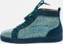 Christian Louboutin Pre-owned Suede sneakers Green Dames - Thumbnail 2