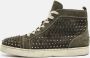 Christian Louboutin Pre-owned Suede sneakers Green Heren - Thumbnail 2