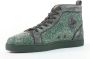 Christian Louboutin Pre-owned Suede sneakers Green Heren - Thumbnail 3