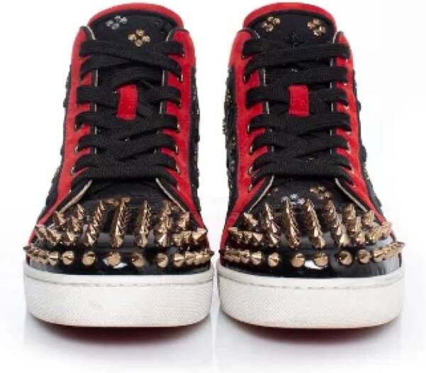 Christian Louboutin Pre-owned Suede sneakers Multicolor Dames