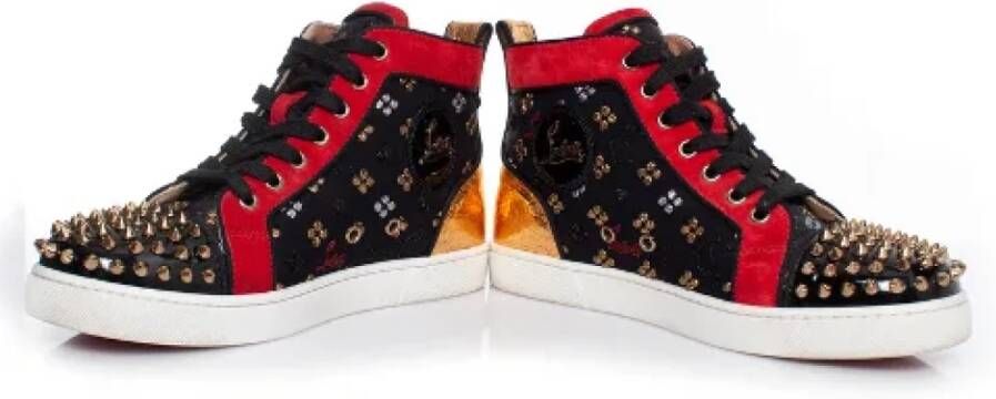 Christian Louboutin Pre-owned Suede sneakers Multicolor Dames