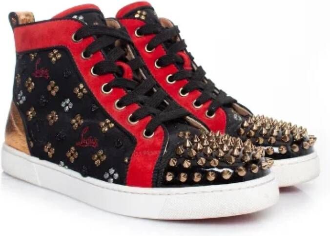 Christian Louboutin Pre-owned Suede sneakers Multicolor Dames