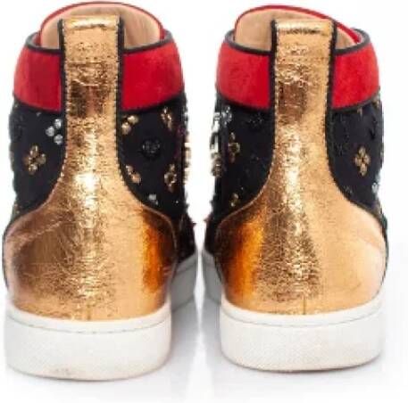 Christian Louboutin Pre-owned Suede sneakers Multicolor Dames