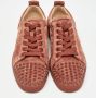 Christian Louboutin Pre-owned Suede sneakers Orange Dames - Thumbnail 3