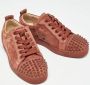 Christian Louboutin Pre-owned Suede sneakers Orange Dames - Thumbnail 4