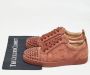 Christian Louboutin Pre-owned Suede sneakers Orange Dames - Thumbnail 9