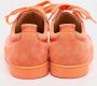 Christian Louboutin Pre-owned Suede sneakers Orange Heren - Thumbnail 4