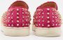 Christian Louboutin Pre-owned Suede sneakers Pink Dames - Thumbnail 4