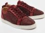 Christian Louboutin Pre-owned Suede sneakers Red Dames - Thumbnail 4