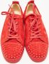 Christian Louboutin Pre-owned Suede sneakers Red Heren - Thumbnail 3