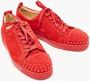 Christian Louboutin Pre-owned Suede sneakers Red Heren - Thumbnail 4