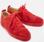 Christian Louboutin Pre-owned Suede sneakers Red Heren - Thumbnail 3