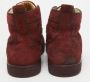 Christian Louboutin Pre-owned Suede sneakers Red Heren - Thumbnail 3