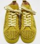 Christian Louboutin Pre-owned Suede sneakers Yellow Heren - Thumbnail 3