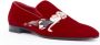 Christian Louboutin Pre-owned Velvet flats Red Heren - Thumbnail 3