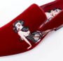 Christian Louboutin Pre-owned Velvet flats Red Heren - Thumbnail 7