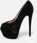 Christian Louboutin Pre-owned Velvet heels Black Dames - Thumbnail 2