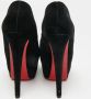 Christian Louboutin Pre-owned Velvet heels Black Dames - Thumbnail 5