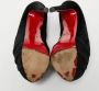 Christian Louboutin Pre-owned Velvet heels Black Dames - Thumbnail 6