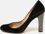 Christian Louboutin Pre-owned Velvet heels Black Dames - Thumbnail 2