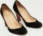 Christian Louboutin Pre-owned Velvet heels Black Dames - Thumbnail 4