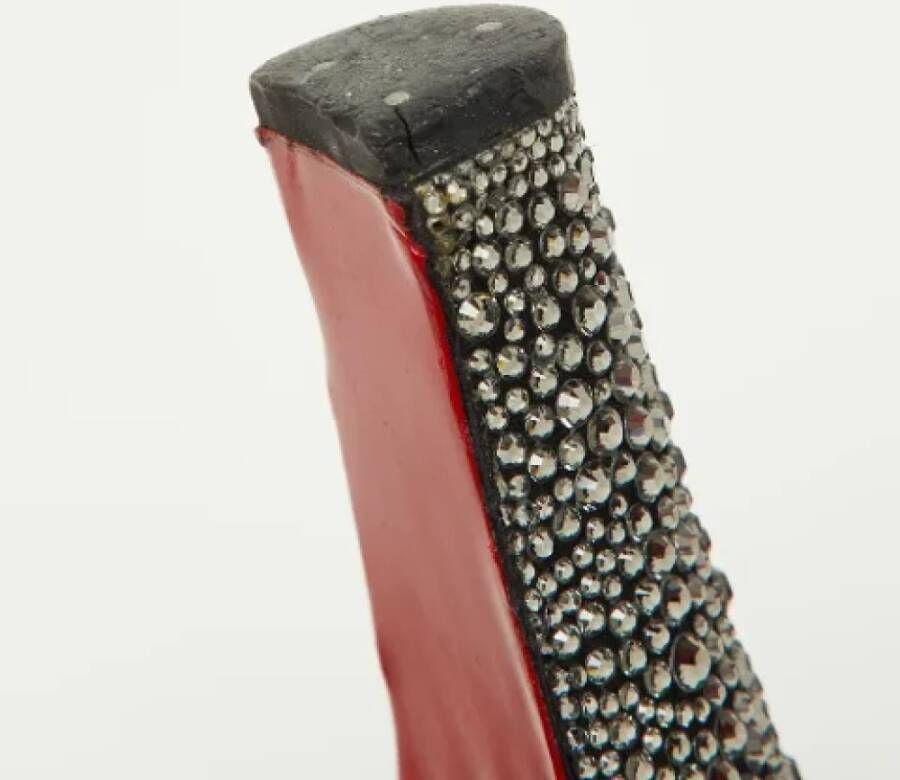 Christian Louboutin Pre-owned Velvet heels Black Dames