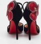 Christian Louboutin Pre-owned Velvet sandals Black Dames - Thumbnail 4