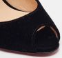 Christian Louboutin Pre-owned Velvet sandals Black Dames - Thumbnail 6