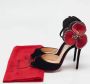 Christian Louboutin Pre-owned Velvet sandals Black Dames - Thumbnail 8