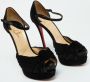 Christian Louboutin Pre-owned Velvet sandals Black Dames - Thumbnail 3