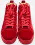 Christian Louboutin Pre-owned Velvet sneakers Red Dames - Thumbnail 3