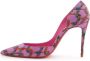 Christian Louboutin Roze Satijnen Iriza 10 Décolleté Pumps Pink Dames - Thumbnail 2