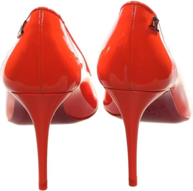 Christian Louboutin Sporty Kate Orange High Heel Pumps Orange Dames