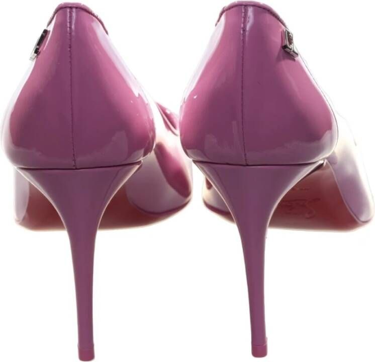 Christian Louboutin Sporty Kate Roze Lakleren Pumps Pink Dames