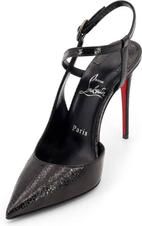 Christian Louboutin Ster Spiegel Leren Pumps Black Dames