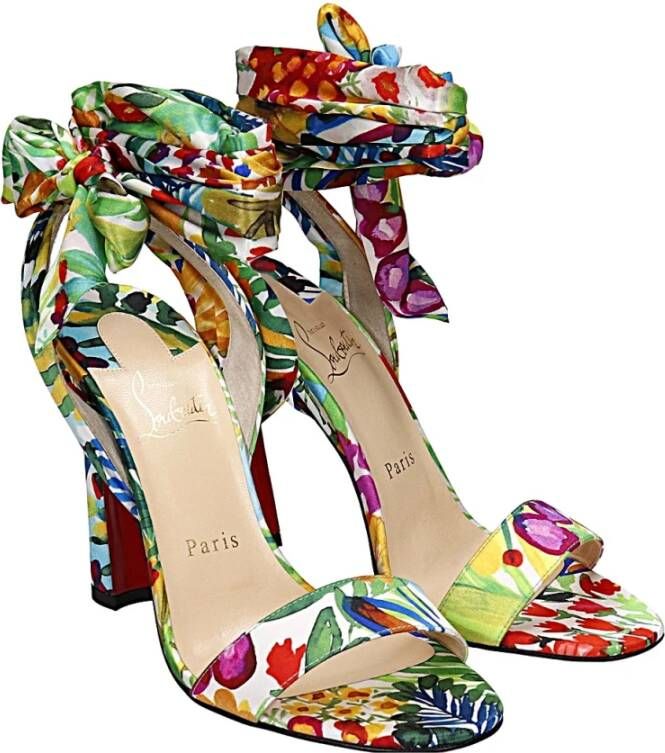 Christian Louboutin Stijlvolle Sandalen voor Vrouwen Green Dames