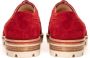 Christian Louboutin Suede Engelse Veterschoen Red Dames - Thumbnail 3