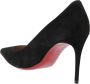 Christian Louboutin Suede Pointed Heel Pump Black Dames - Thumbnail 3