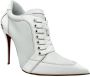 Christian Louboutin Witte Leren Lace-Up Pumps White Dames - Thumbnail 2