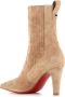 Christian Louboutin Zand Suède Enkellaarzen Beige Dames - Thumbnail 4