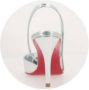 Christian Louboutin Zilver Gelamineerde Hak Sandalen Gray Dames - Thumbnail 3