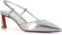 Christian Louboutin Zilver Metallic Leren Pumps Gray Dames - Thumbnail 3