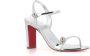 Christian Louboutin Zilveren Strass Sandalen Gray Dames - Thumbnail 3