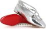 Christian Louboutin Zilveren Studs Ballet Flats Spiegel Leer Gray Dames - Thumbnail 2