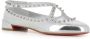 Christian Louboutin Zilveren Studs Ballet Flats Spiegel Leer Gray Dames - Thumbnail 3