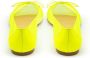 Christian Louboutin Zonneschijn Geel Mesh Platte Elegantie Yellow Dames - Thumbnail 15