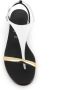 Christian Louboutin Zwart en wit leren sandalen White Dames - Thumbnail 5