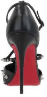 Christian Louboutin Zwart Kidskin Hak 100mm Italië Black Dames