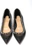 Christian Louboutin Zwart Zilveren Platte Puntige Schoen Black Dames - Thumbnail 2